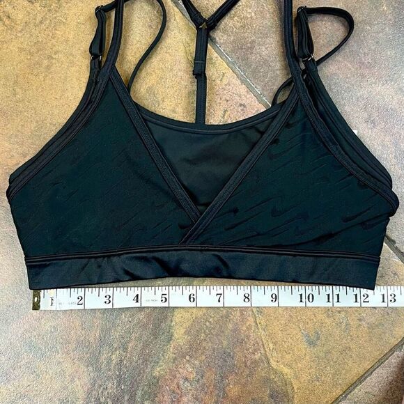 Nike Dri-Fit Black Sports Bra Medium - Picture 2 of 7